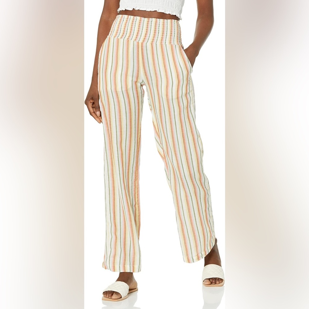 Billabong Multicolor Striped Wide Leg Pants